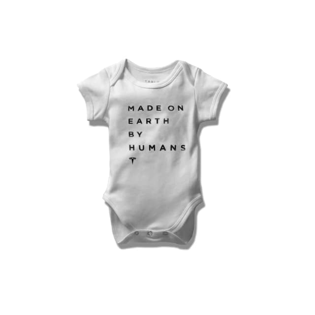 Made on Earth by Humans onesie