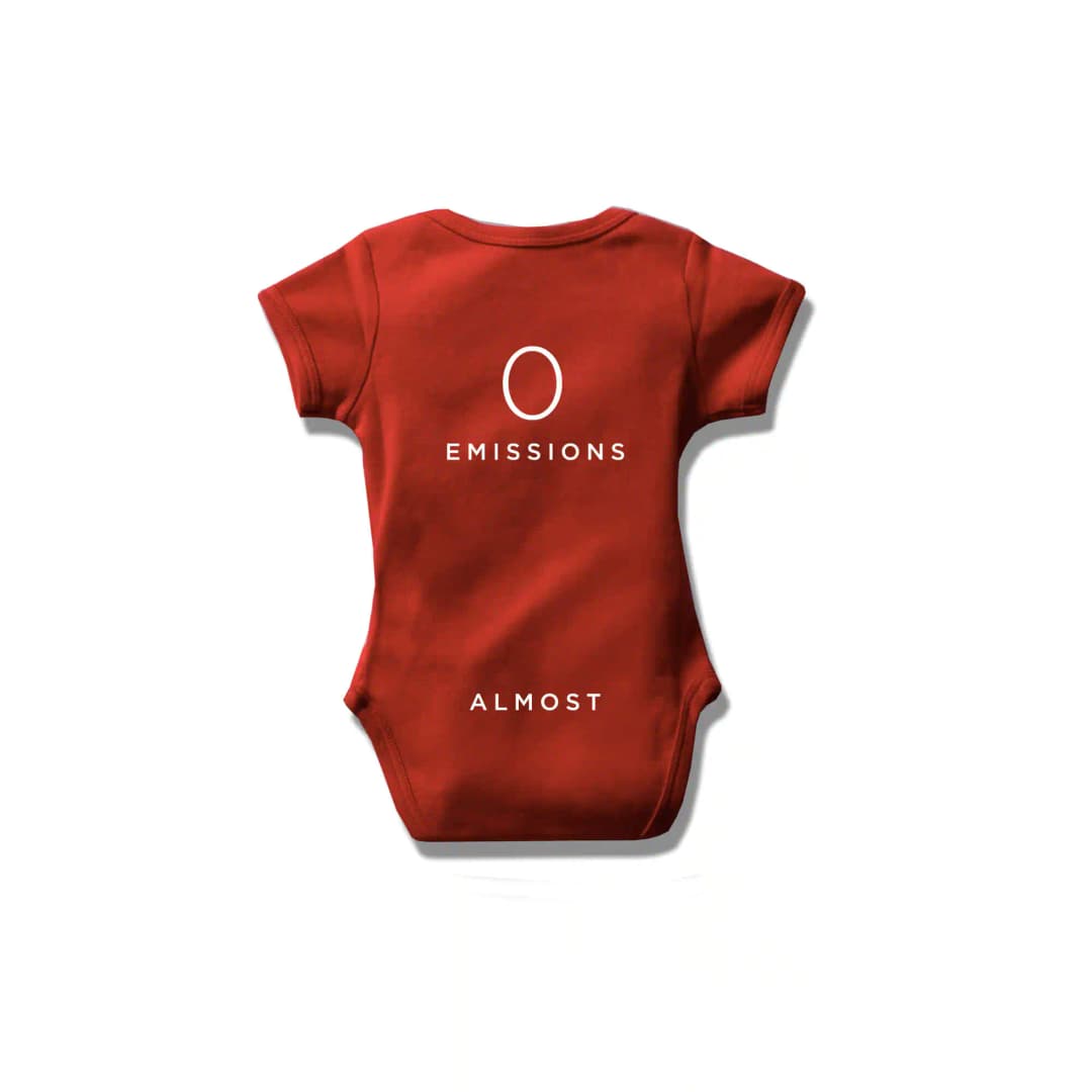 Zero emissions (almost) onesie