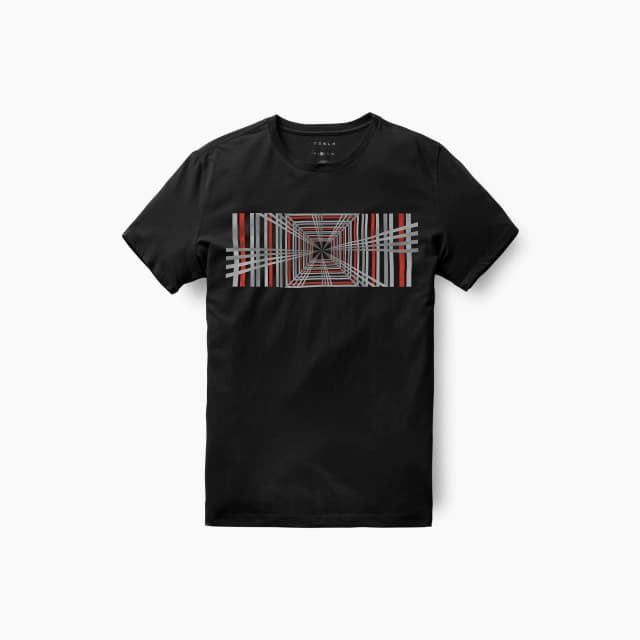 Men's plaid mode tee