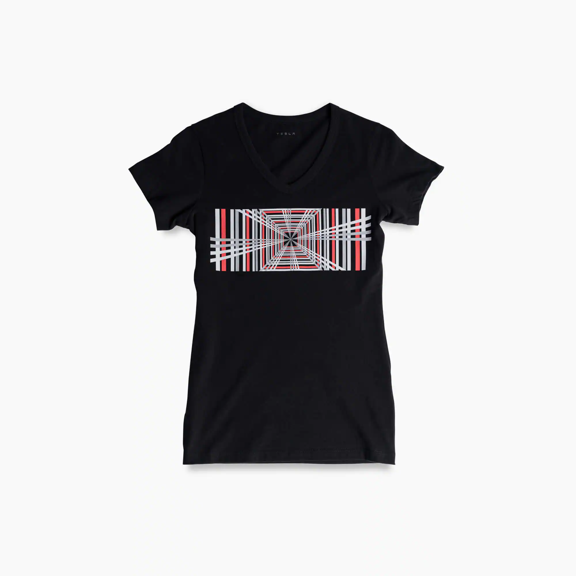 Women's plaid mode tee