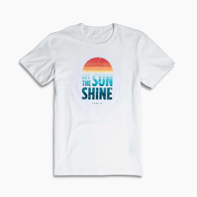 Men's let the sun shine tee