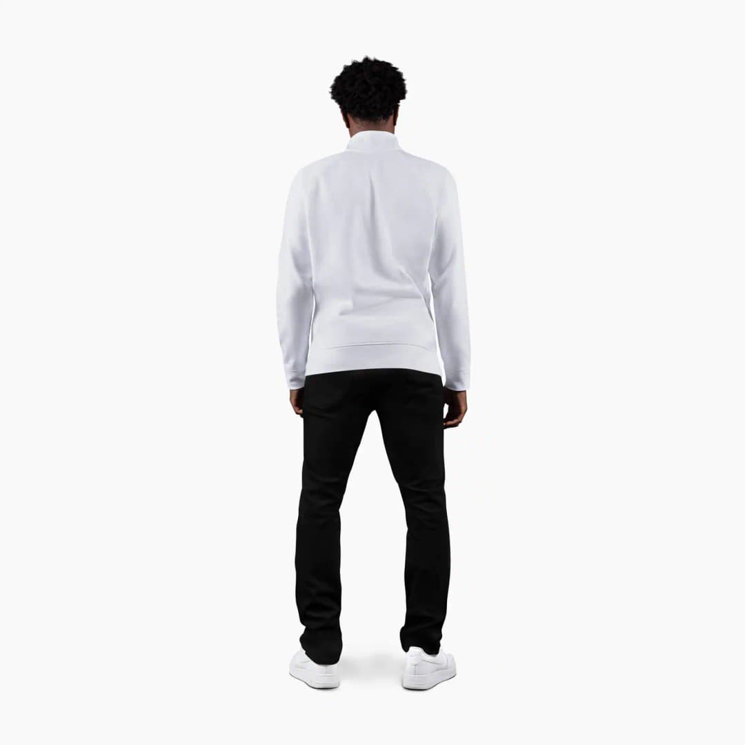 Men's chill quarter zip pullover - white
