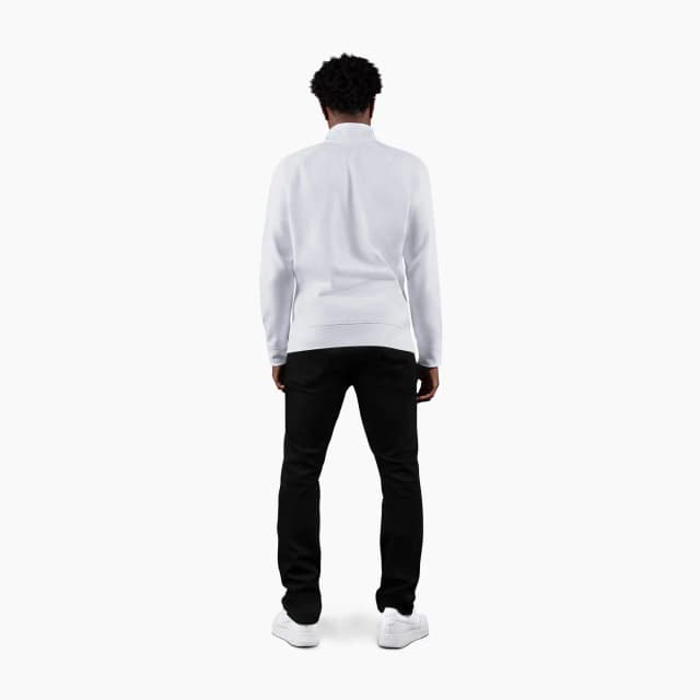 Men's chill quarter zip pullover - white