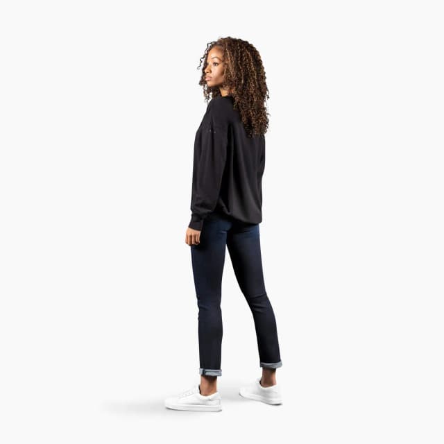 Women's raven slouchy crew sweatshirt
