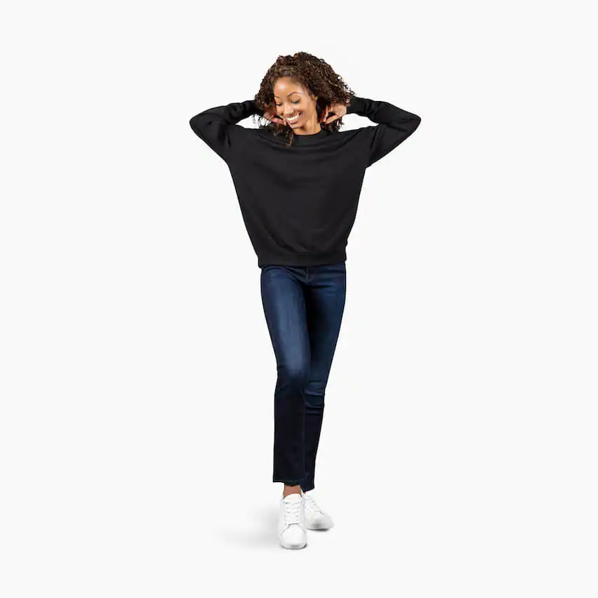 Women's raven slouchy crew sweatshirt
