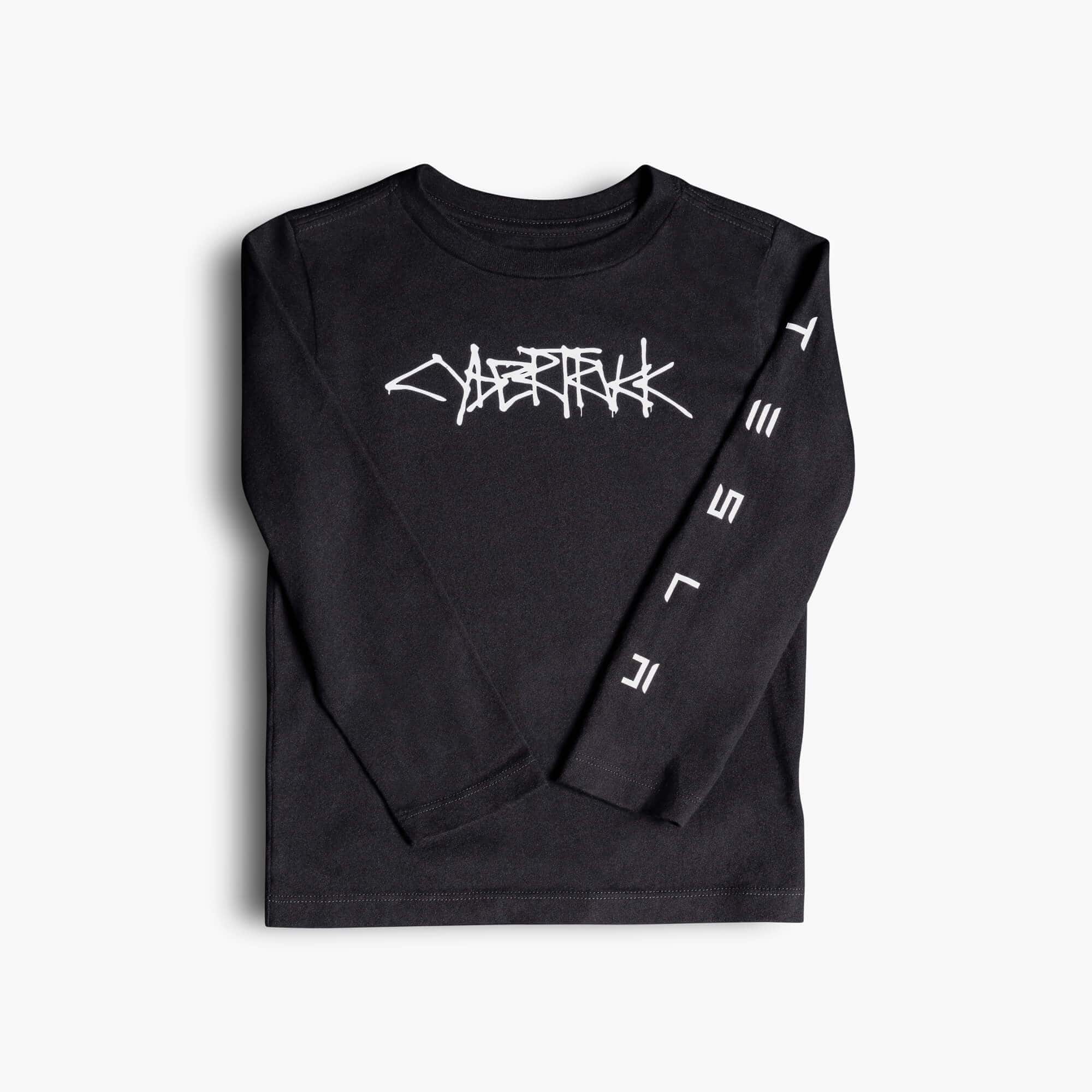 Kids cybertruck long sleeve tee