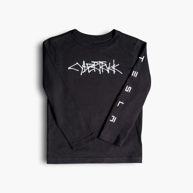 Kids cybertruck long sleeve tee