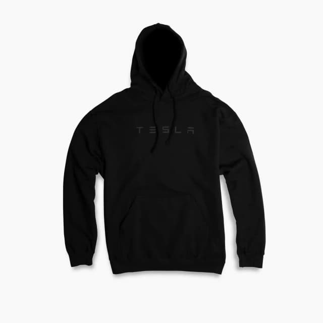 3D large wordmark pullover hoodie