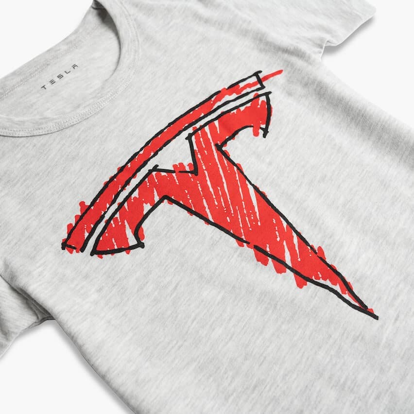 Kids scribble T logo tee